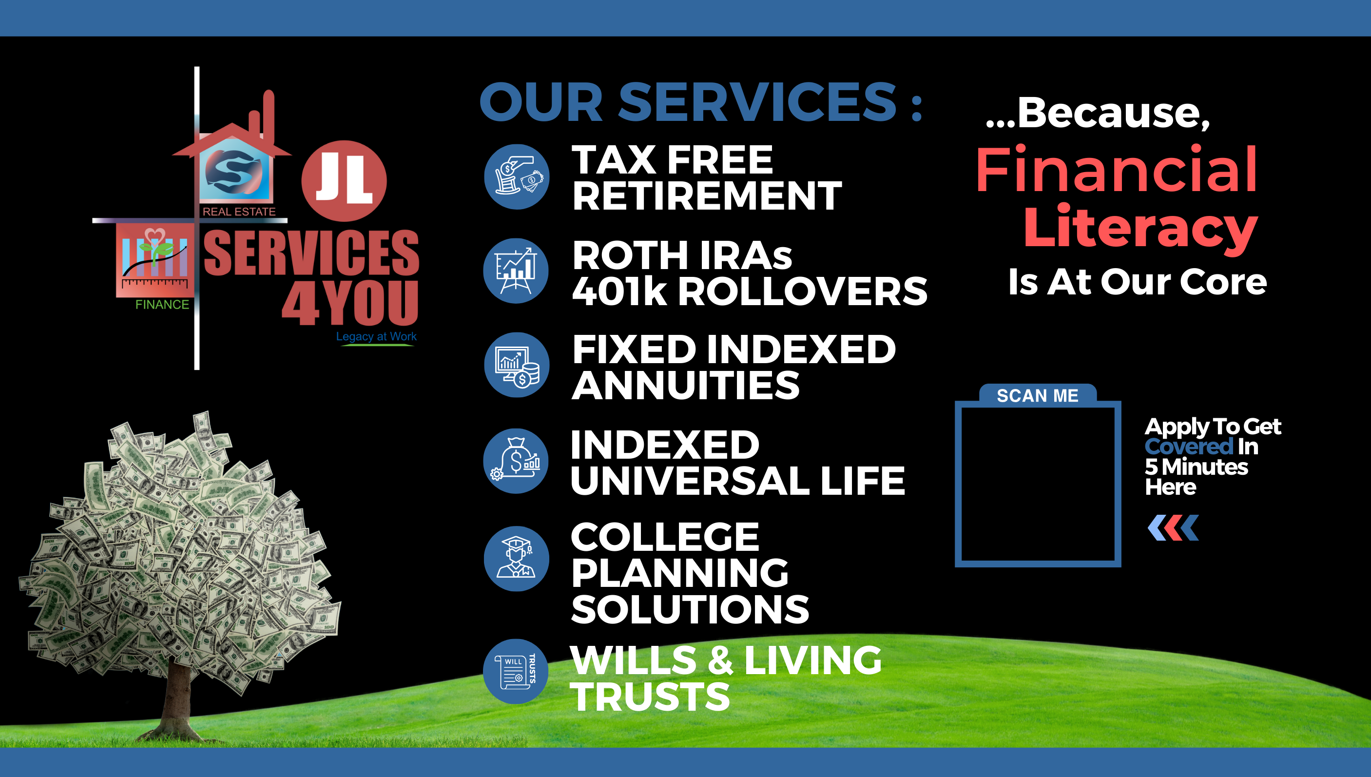 Financial literacy and wealth planning consultation